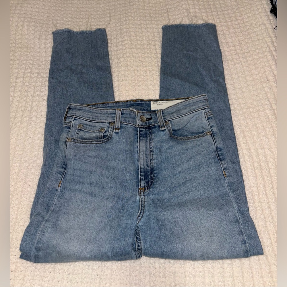 Rag & Bone Nina High Rise Ankle Cigarette Jeans